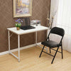 Computer Laptop Table Desk Wood Top Study Office Home Workstation Black/White
