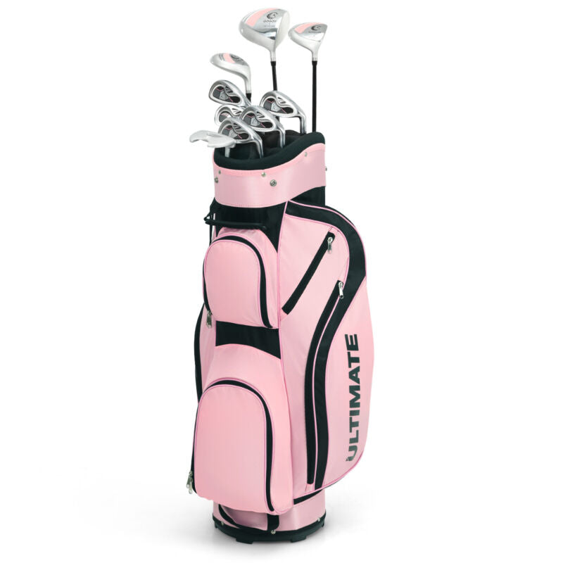 Ladies Womens Complete Golf Club Set w/460cc Alloy Driver Stand Bag Free Putter