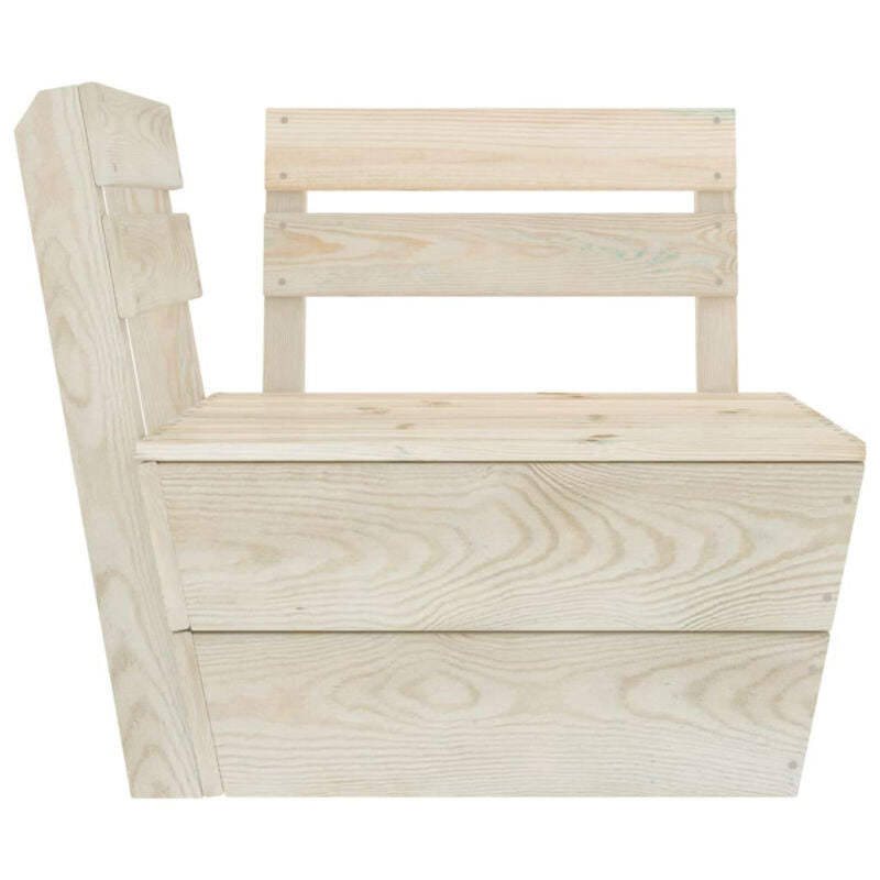 8 Piece Garden Pallet Set Impregnated Spruce Wood Y6Z3