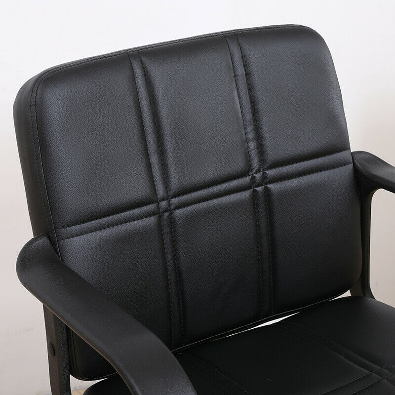 Beauty Salon Haircut Chair Hairdressing Barber Chair PU Leather Black Elegance