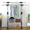 Heavy Duty Clothes Rail Rack Garment Hanging Display Stand Shoes Storage Shelves