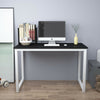 Black Computer Desk Laptop Table Office Desk with Bookcase Home Office Study BN