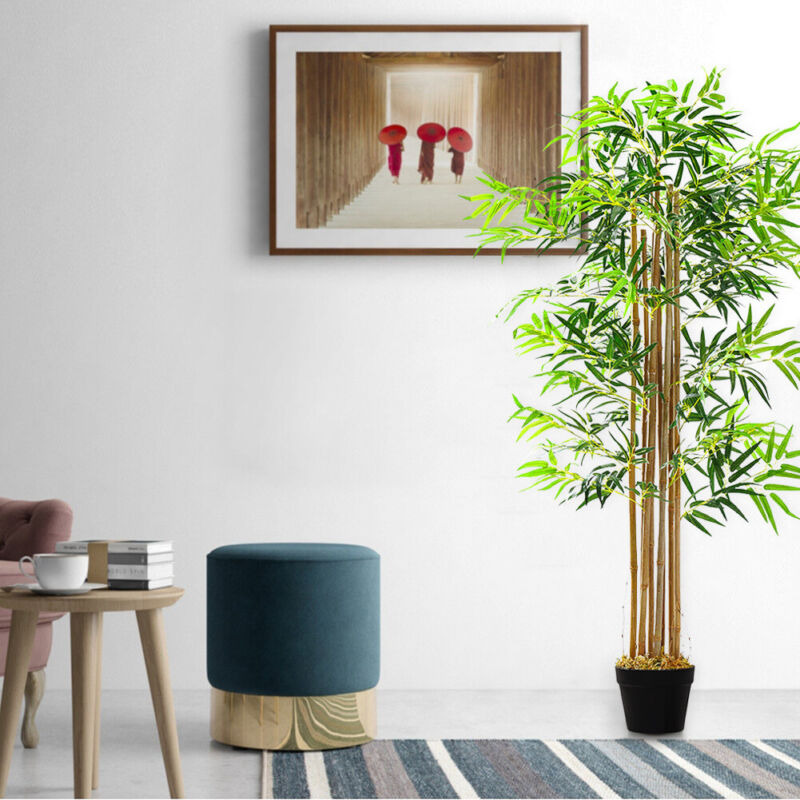 Artificial Bamboo Outdoor Indoor 150cm Large Tree Potted Plant Home Office Decor