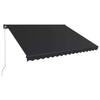 Manual Retractable Awning 400x300 Anthracite Q6H9