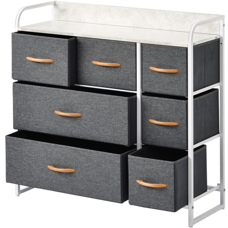 Chest of Drawers Unit Cabinet with 7 Drawers Storage Bedroom Furniture Home