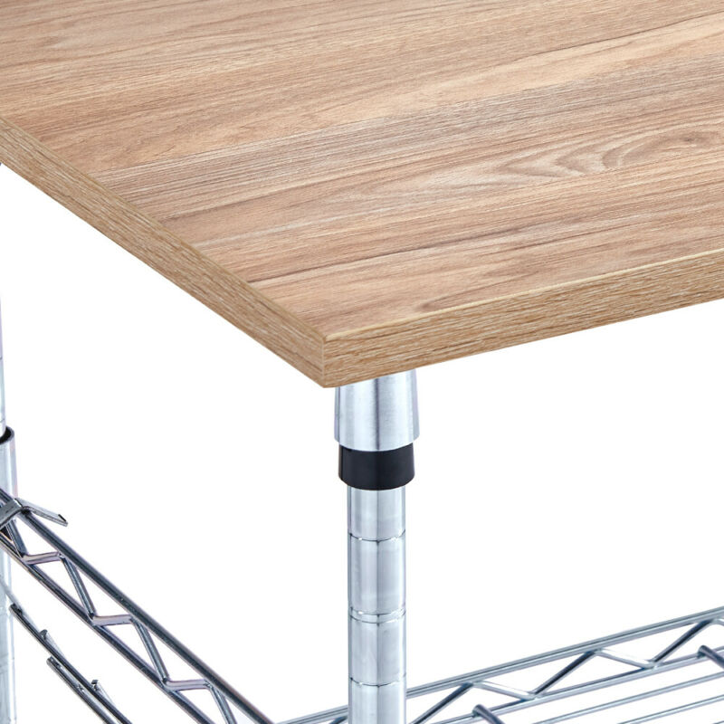 3 Tier Fruit Trolly Basket Rack Vegetable Storage Kitchen Cart with Wheels Home