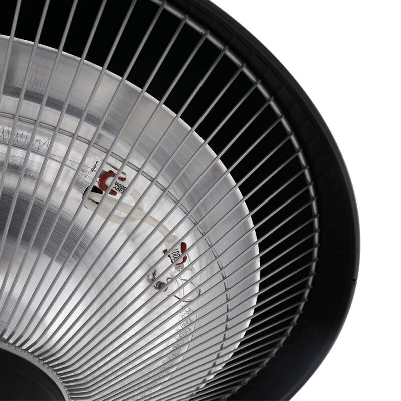 750/1500W Ceiling Electric Patio Heater Garden Infrared Space Warmer Pull Cord