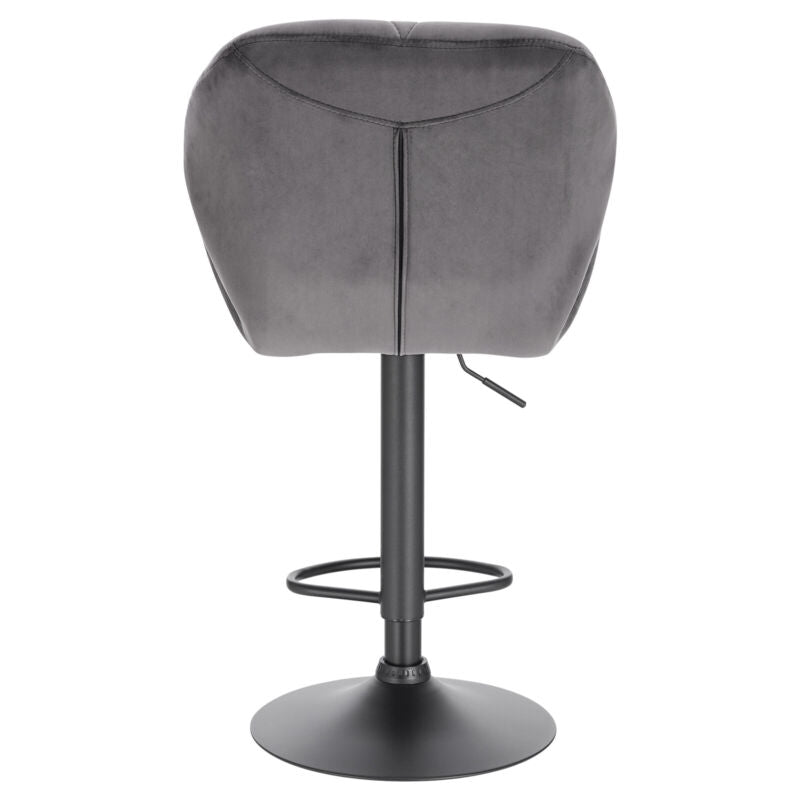 1x Breakfast Bar Stool 360° Swivel Gas Lift Adjustable Height Kitchen Bar Chair