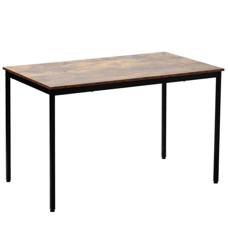 Modern Dining Table Set 4 or 6 Seats Set Metal Frame Kitchen Home Bar MI