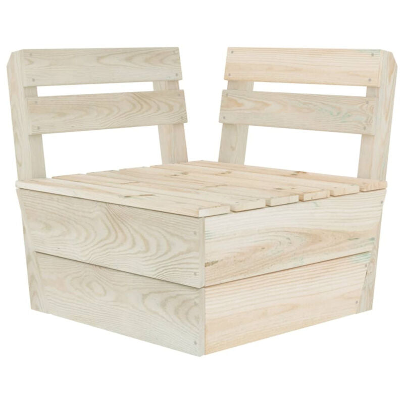 8 Piece Garden Pallet Set Impregnated Spruce Wood Y6Z3