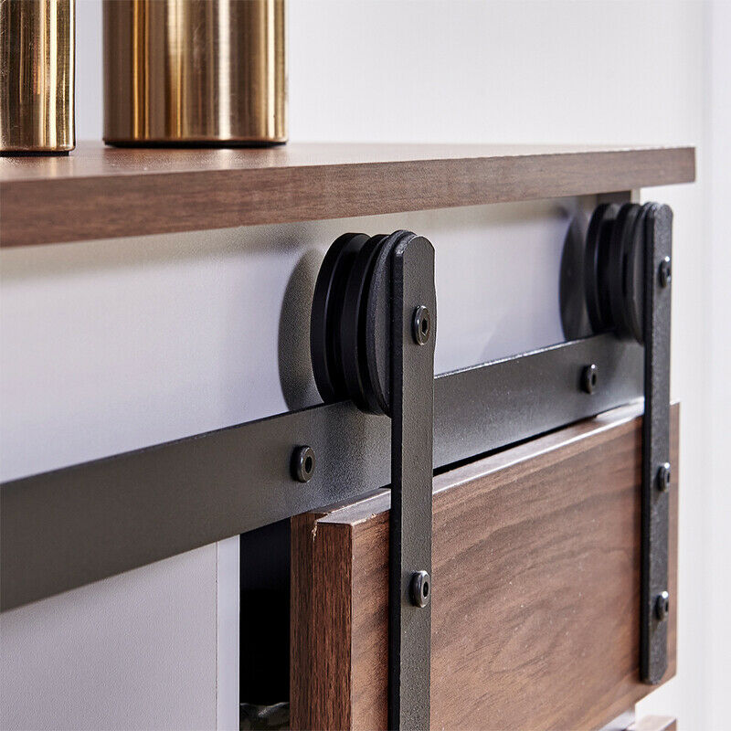 Sideboard Cupboard Display Storage Unit Cabinet with Shelf Half Door Hallway BN