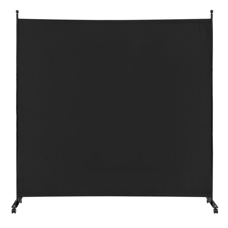 184cm Single Panel Room Divider Rolling Privacy Screen Portable Room Partition