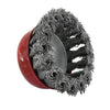 2PC 4PC Twist Knot Semi Wire Wheel Cup Brush Set For 115mm Angle Grinder