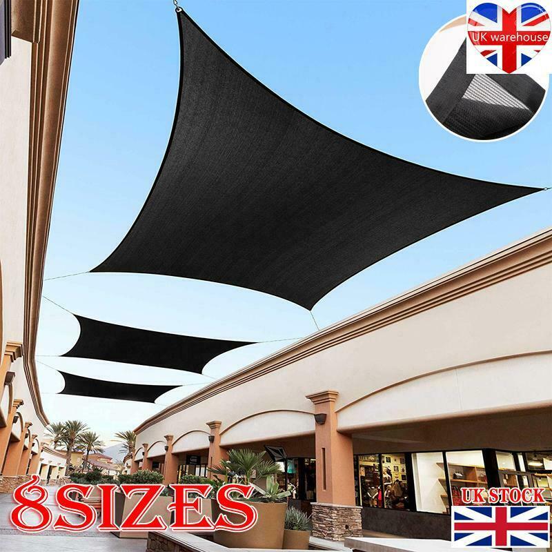 Sun Shade Sail Canopy Garden Patio Awning 98% UV Block Sunscreen Outdoor Screen