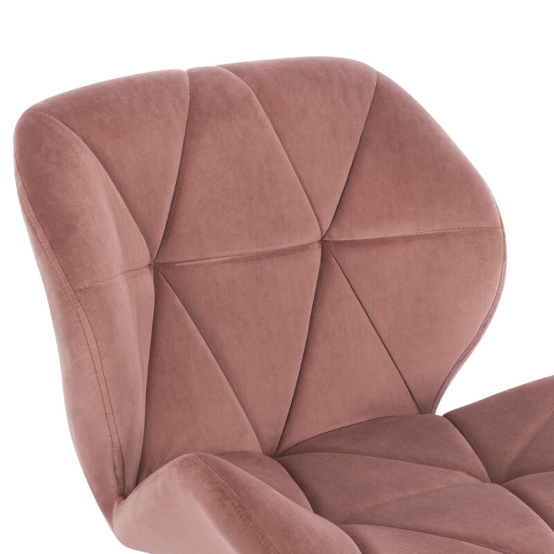 1/2x Bar Stool Adjustable Height Swivel Barstool Kitchen Pub Home Velvet Chair