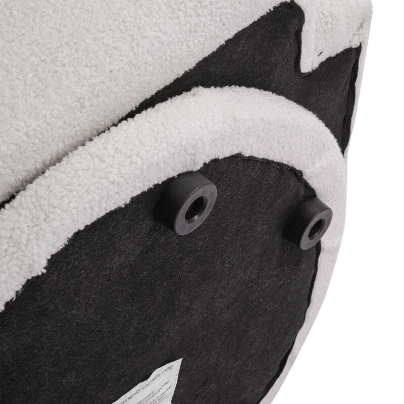 Swivel Round Barrel Armchair Tub Chair Living Room Hotel White Julep Sofa Chairs