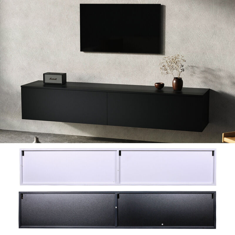 Floating TV Stand Unit Cabinet Wall Mounted High Gloss Entertainment Unit 160cm