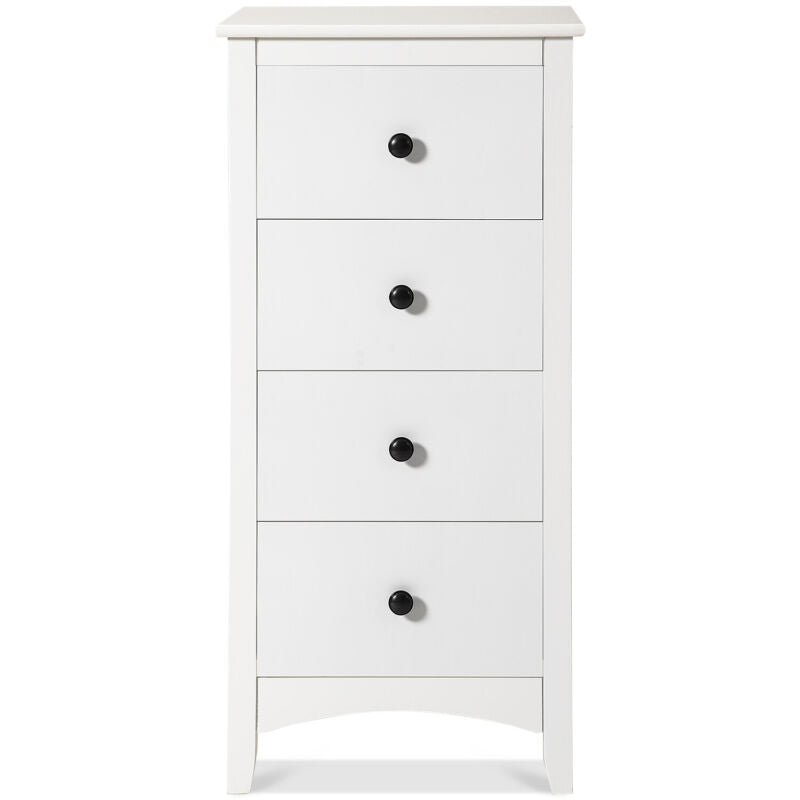 White Chest of Drawers 3 Drawer Modern Bedroom Furniture Storage Bedside Table