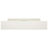 Bed Frame with 4 Drawers White Solid Wood Pine 200x200 F3M2