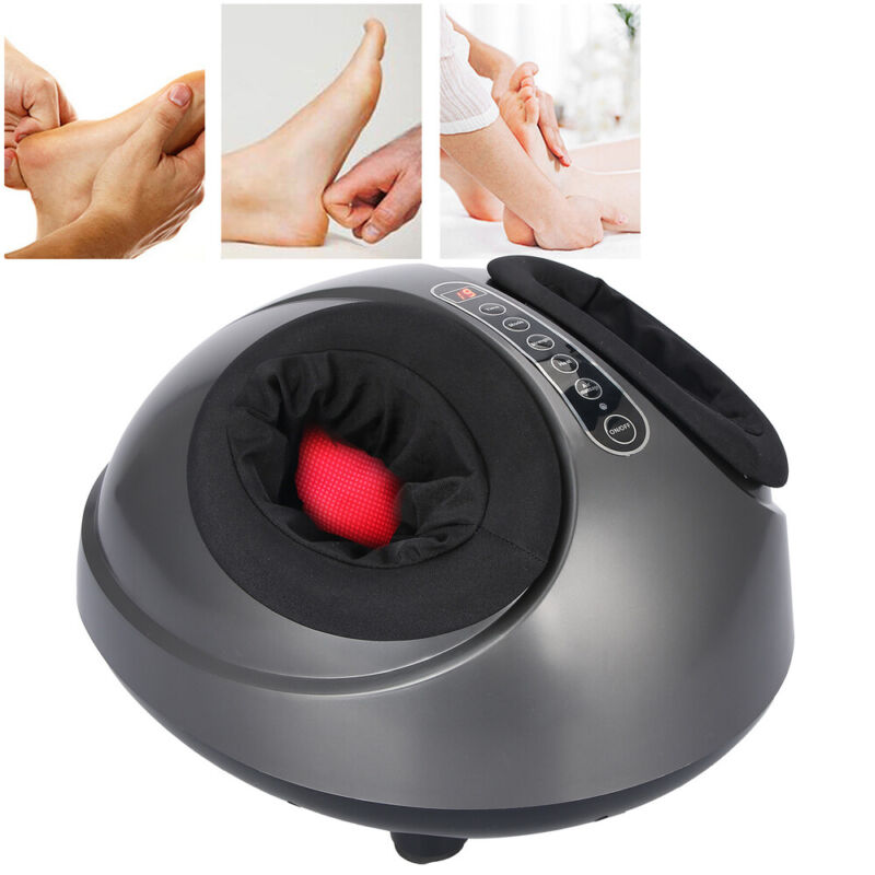 Electric Shiatsu Foot Massager Kneading Rolling Deep Tissue Massage Soothing UK