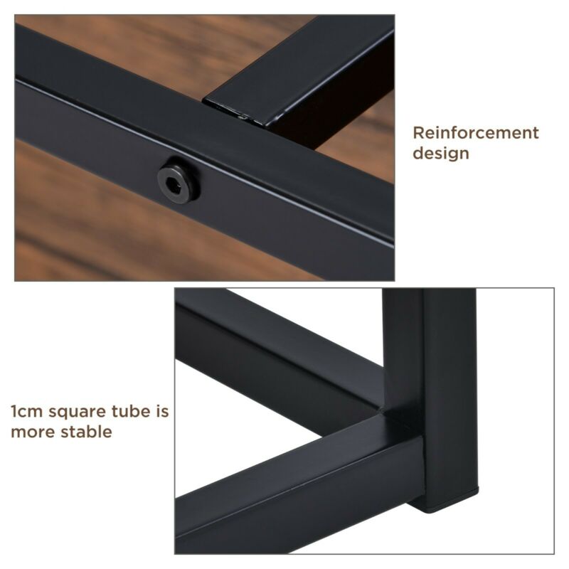 2-Tier Console Table Side End Table Coffee Table Entryway Hallway Furniture