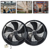 Heavy Duty Round/ Square Industrial Axial Flow Fan 2/4 Pole Extractor Air Blower