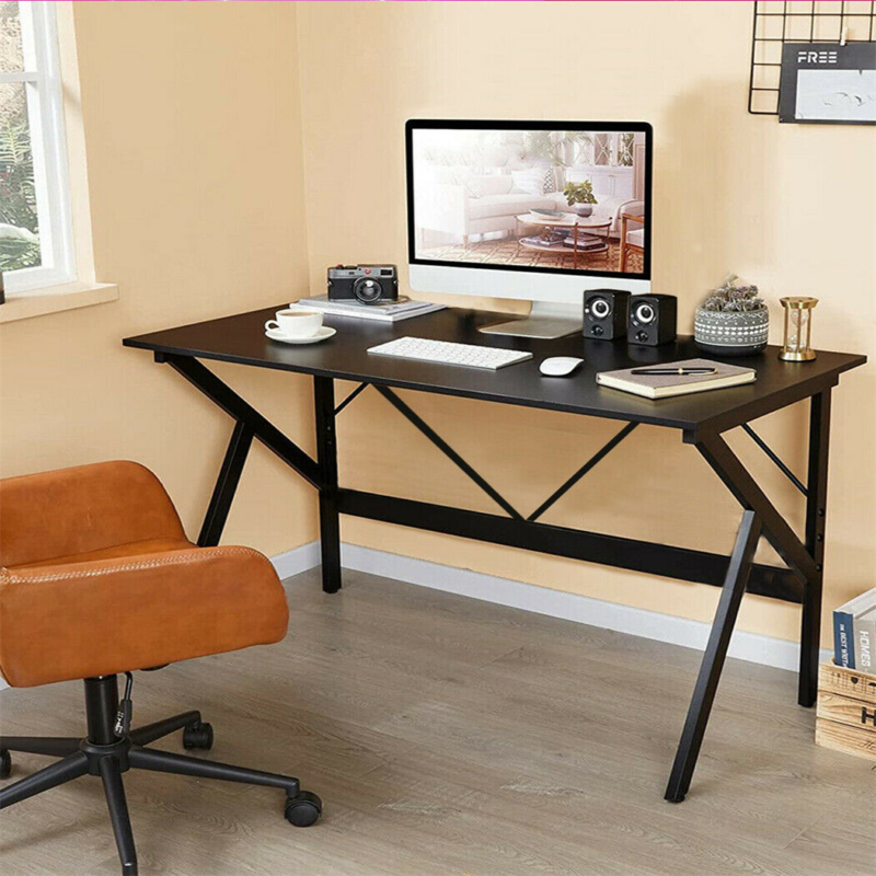 Ergonomic Gaming Desk PC Computer Table Carbon Fibre K Shape