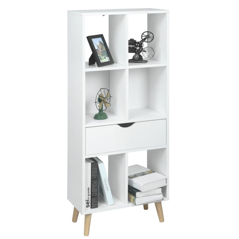 Bookcase Shelving Display Storage Unit Cupboard Bookshelf Cabinet Home Office