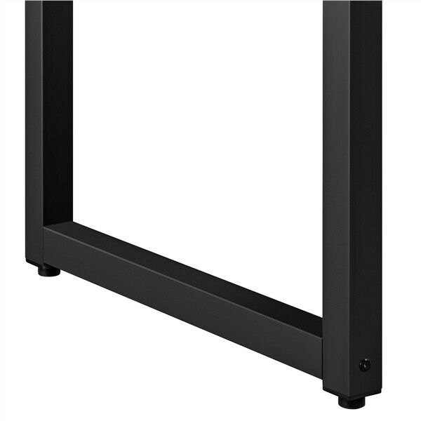 Wooden Computer Desk Study Desk Home Office Table with Movable Monitor Stand
