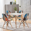 4Pcs Dining Chairs Soft Padded Seat Furniture Dining Office Lounge Office Home