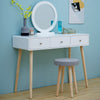 Modern Dressing Table Vanity Table Makeup Desk Dresser Set Home Bedroom Woman BN