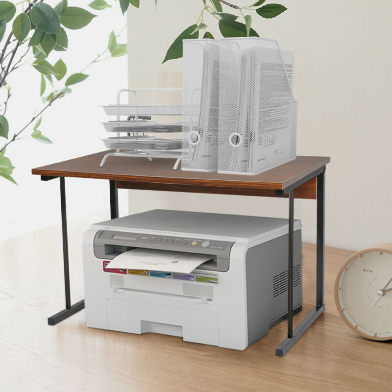 Microwave Oven Rack Printer Shelf Kitchen Organizer Storage Kitchen Office BN