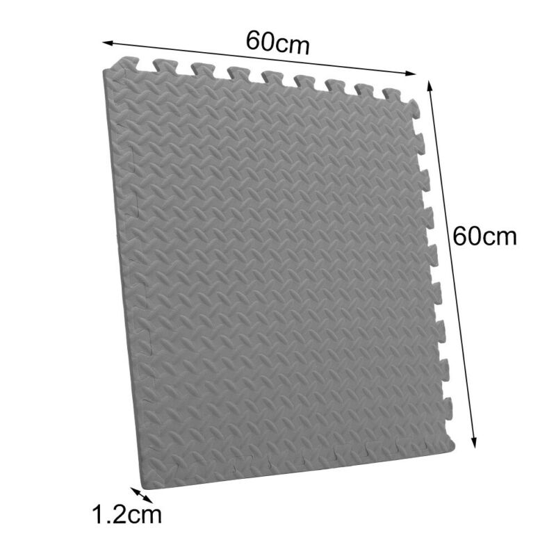 Soft EVA Foam Floor Mat Interlocking Puzzle Tile Yoga Gym Fitness Flooring Mat
