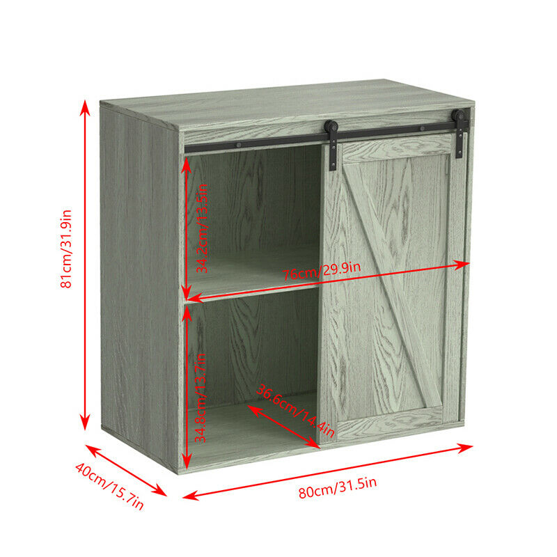 Sideboard Cupboard Display Unit Storage Cabinet with Shelf Door Living Room BN