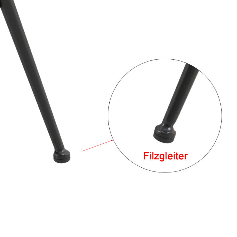 2x Breakfast Barstools w/ Velvet Padded Backrest High Counter Stools Restaurant