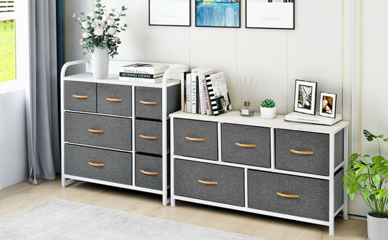 Chest of Drawers Unit Cabinet with 7 Drawers Storage Bedroom Furniture Home
