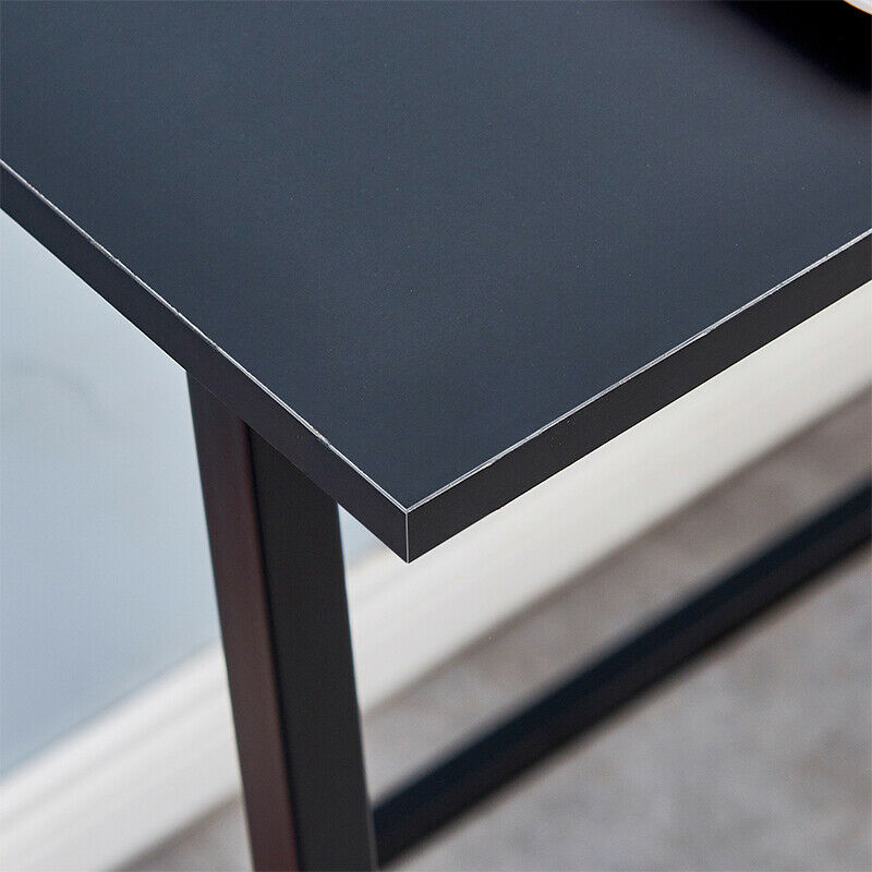 Computer Desk PC Laptop Table Office Desk Folding Portable Workstation Black BN