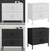 4 Doors Office Storage Cupboard Metal Filing Cabinet Furniture With 4 Shelves