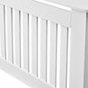 109cm MDF Radiator Cover Wall Cabinet Wide Wood Slats Vertical Grill White DIY