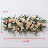 Bushy Artificial Flower Row Wedding Arch Top Table Backdrop Arrangement Decor