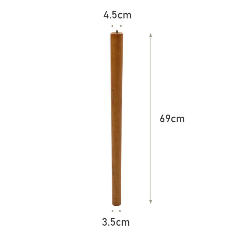 4x Wooden Furniture Legs Tapered Beech/Oak Feet For Table/Chair/So
