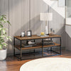 Console Table Sofa Table Side End Table with Storage Open Bookshelf Living Room