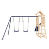 Playhouse with Slide Swings Solid Wood Pine M5E1