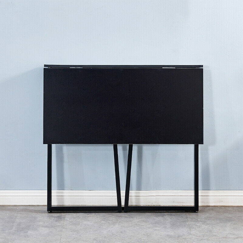 Computer Desk PC Laptop Table Office Desk Folding Portable Workstation Black BN