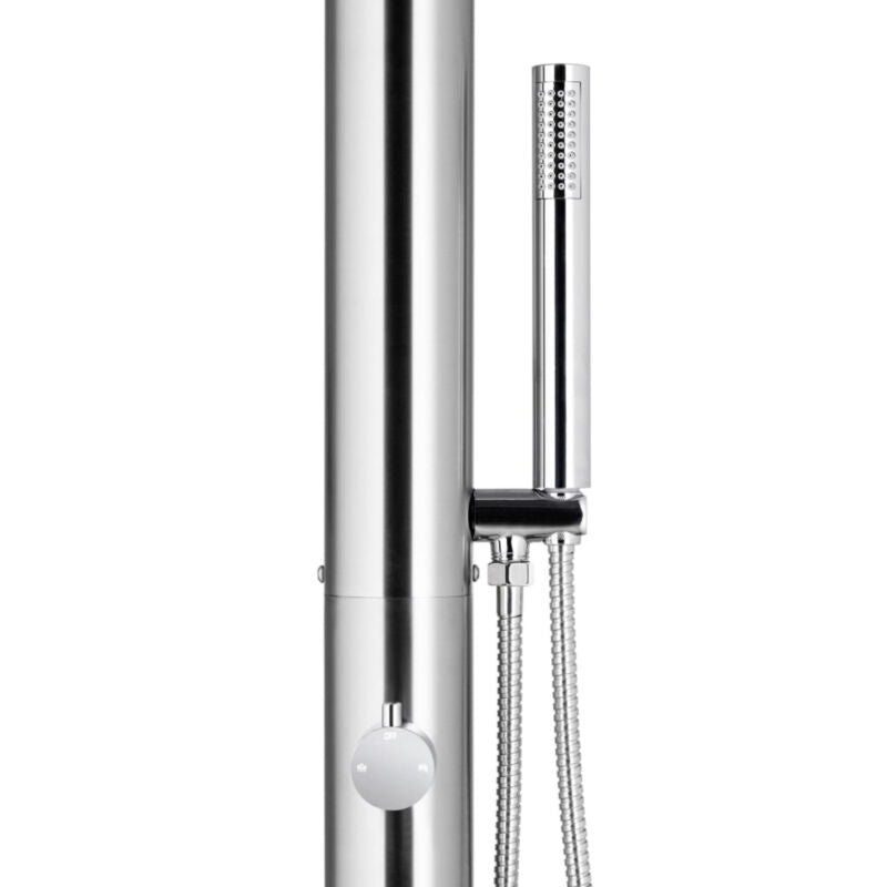 Garden Shower with Grey Base 225 Stainless Steel E3I0