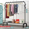 Heavy Duty Clothes Rail Rack Garment Hanging Display Stand Shoes Storage Shelf