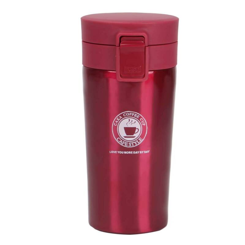 Insulated Travel Coffee Mug Cup Thermal Stainless Steel Flask Vacuum Thermos  UK