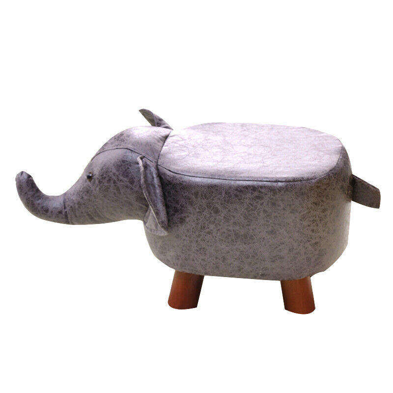 Animal Shape Ottomans Footstools Padded Cushion Rest Seat Footstool Pouffe Stool