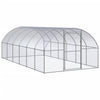 Outdoor Chicken Coop 3x6x2 m Galvanised Steel N7V7