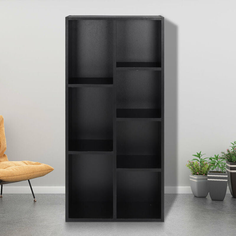 7 Cubes Tall Bookcase Storage Rack Shelving Cupboard Unit Livi